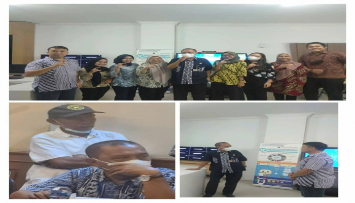 Pemantauan persiapan penerapan aplikasi keluhan aspirasi masyarakat (E-Keramas) Kota CilegonGaleri Foto :: KUA Ulumanda